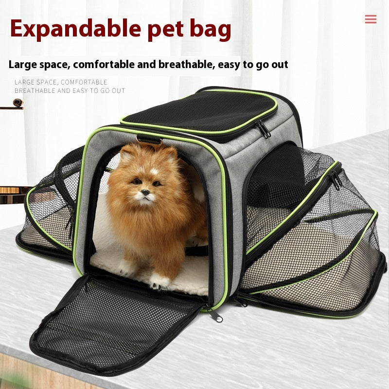 Expandable Cat Bag Large Capacity Portable