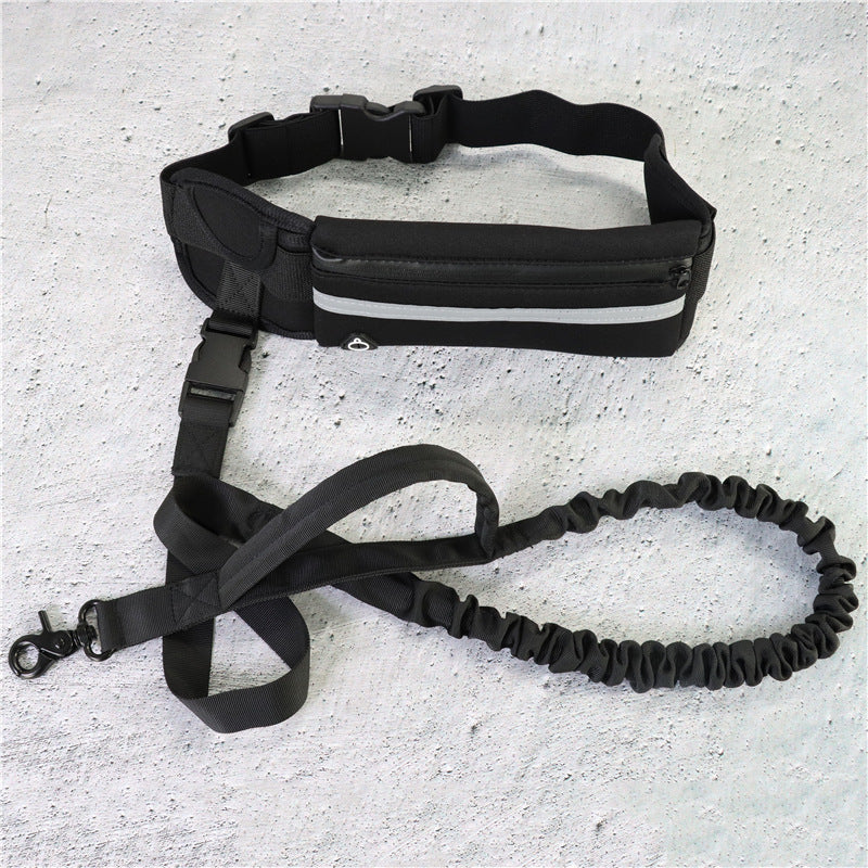 Hands Free Dog Leash & Training Belt w/Accessories