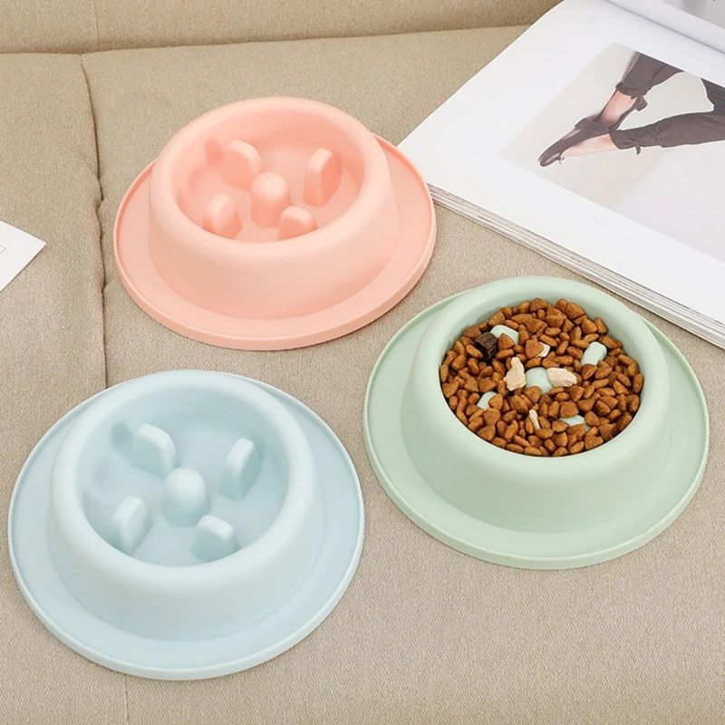 Pet Slow Eating Anti-Choking Feeder Bowls