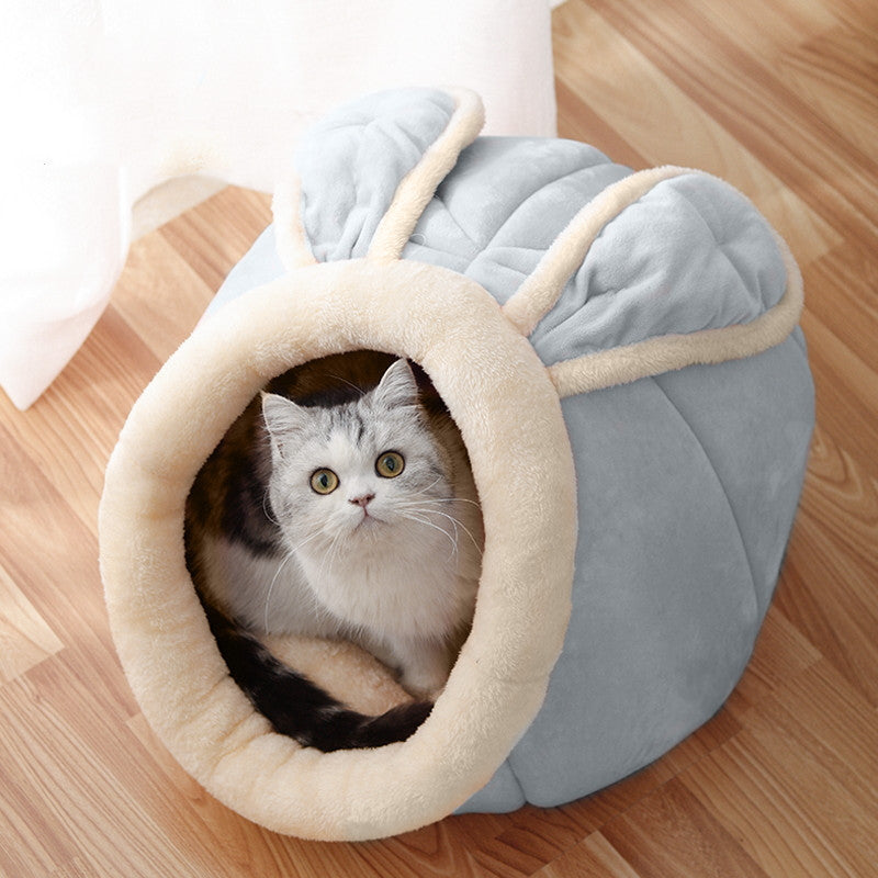 Cat House Villa Enclosed Bed