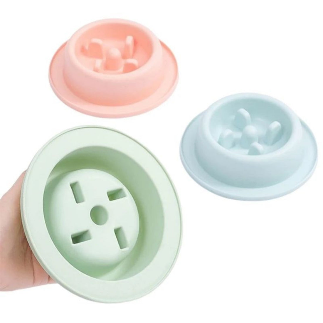 Pet Slow Eating Anti-Choking Feeder Bowls