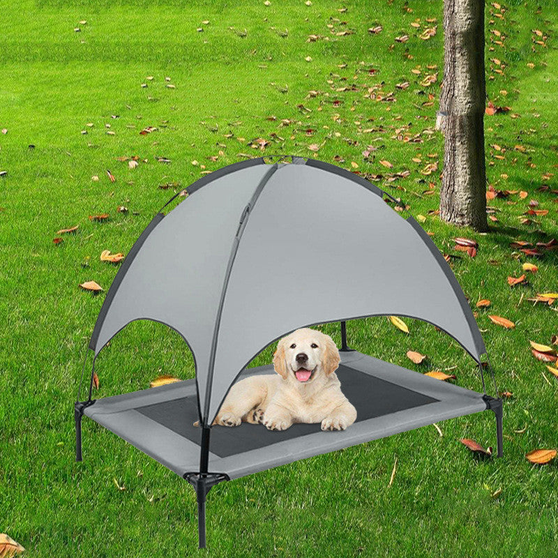 Pet Outdoor Covered Loft Bed Sunshade Tent