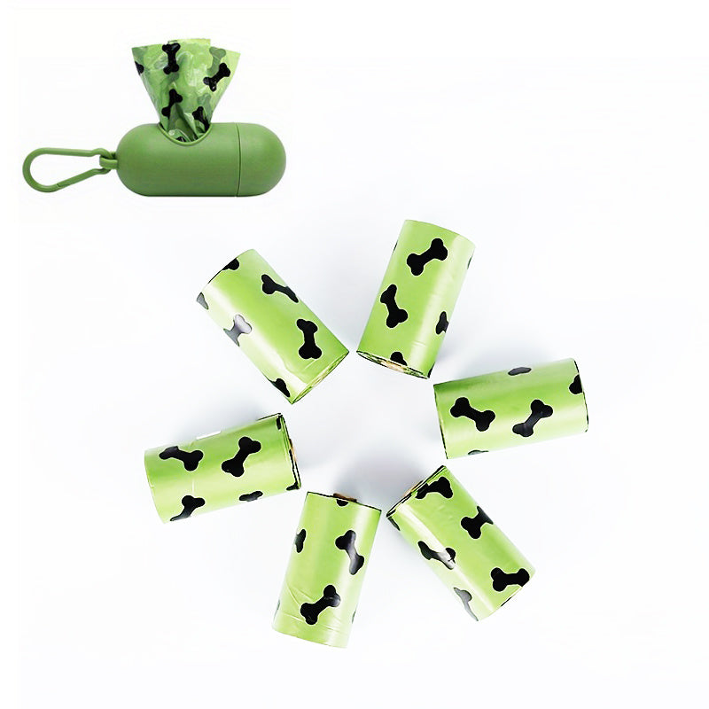 Pet Litter Poop Bags Environmentally Friendly Biodegradable With Dispenser