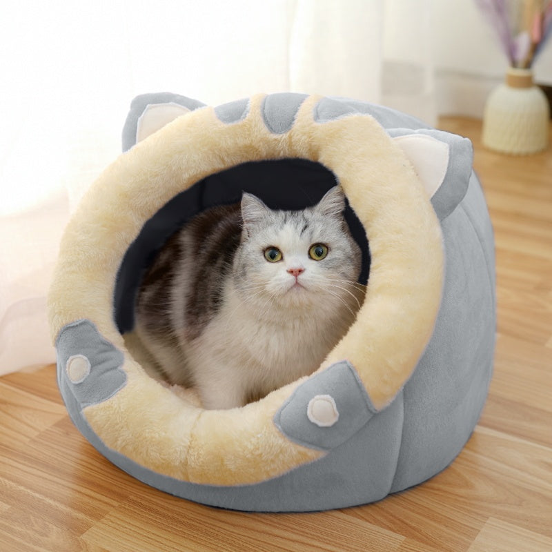 Cat House Villa Enclosed Bed