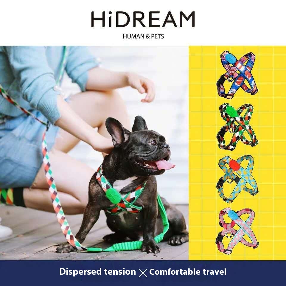 X-type Pet Traction Dog Chest Strap